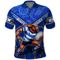 Personalised NSW Blues Polo Shirt Mascot Rugby League