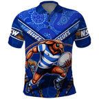 Personalised NSW Blues Polo Shirt Mascot Rugby League