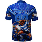 Personalised NSW Blues Polo Shirt Mascot Rugby League