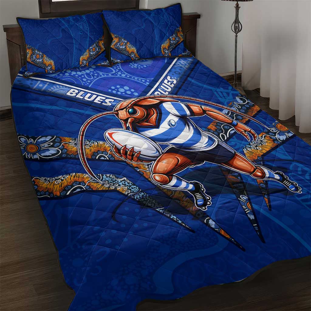 NSW Blues Quilt Bed Set Mascot Rugby League