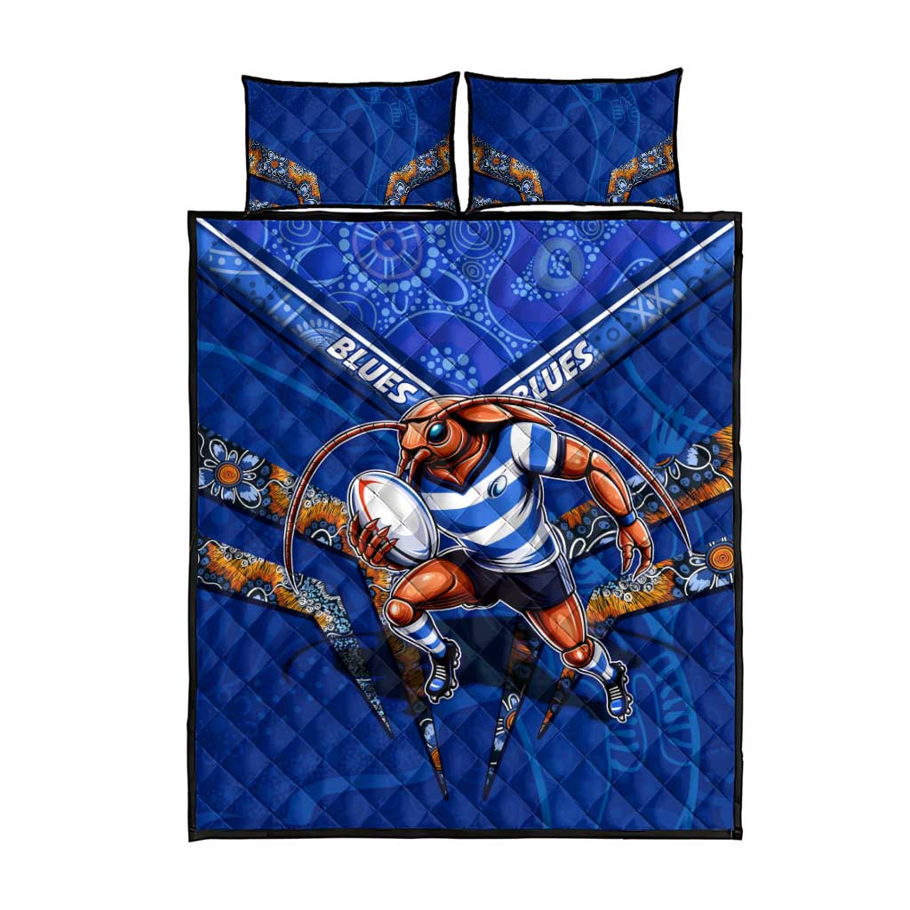 NSW Blues Quilt Bed Set Mascot Rugby League