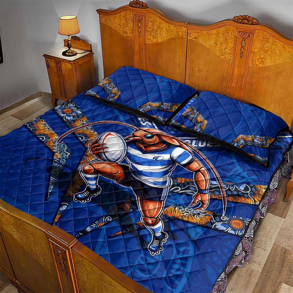 NSW Blues Quilt Bed Set Mascot Rugby League