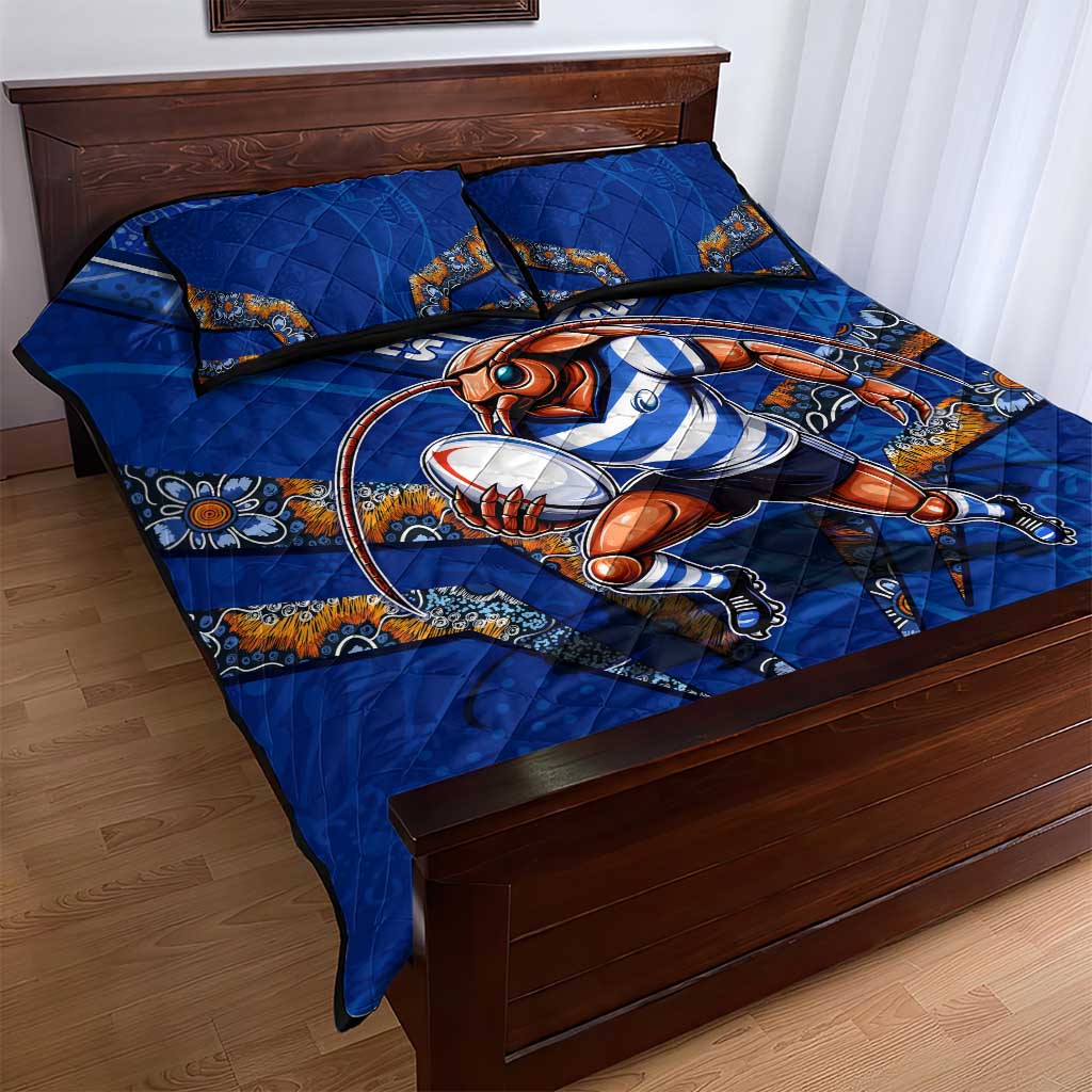 NSW Blues Quilt Bed Set Mascot Rugby League