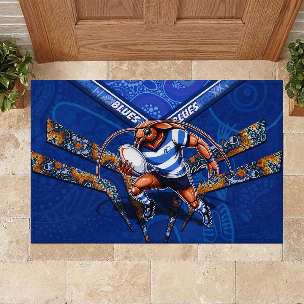 NSW Blues Rubber Doormat Mascot Rugby League