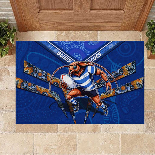 NSW Blues Rubber Doormat Mascot Rugby League