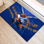 NSW Blues Rubber Doormat Mascot Rugby League