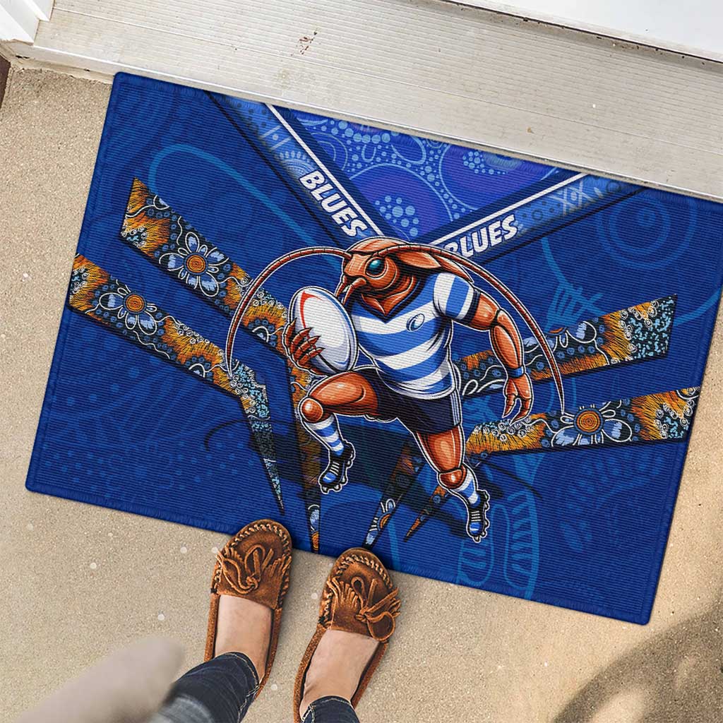 NSW Blues Rubber Doormat Mascot Rugby League
