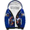 Personalised NSW Blues Sherpa Hoodie Mascot Rugby League