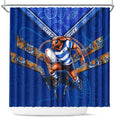 NSW Blues Shower Curtain Mascot Rugby League