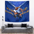 NSW Blues Tapestry Mascot Rugby League
