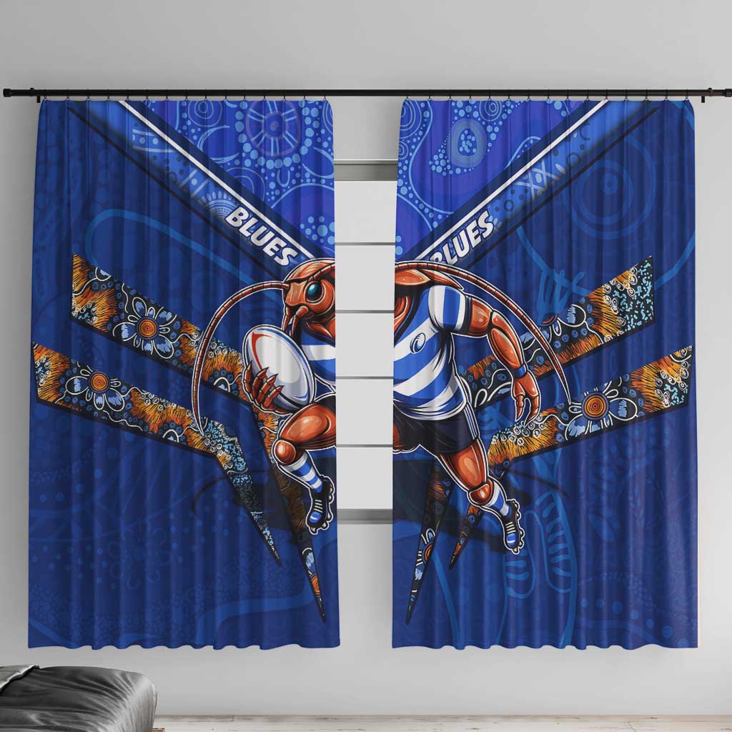 NSW Blues Window Curtain Mascot Rugby League