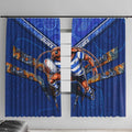 NSW Blues Window Curtain Mascot Rugby League