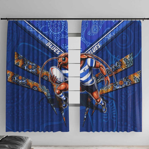 NSW Blues Window Curtain Mascot Rugby League