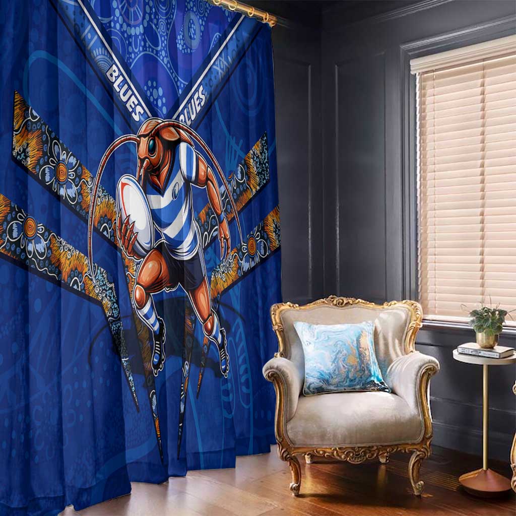 NSW Blues Window Curtain Mascot Rugby League