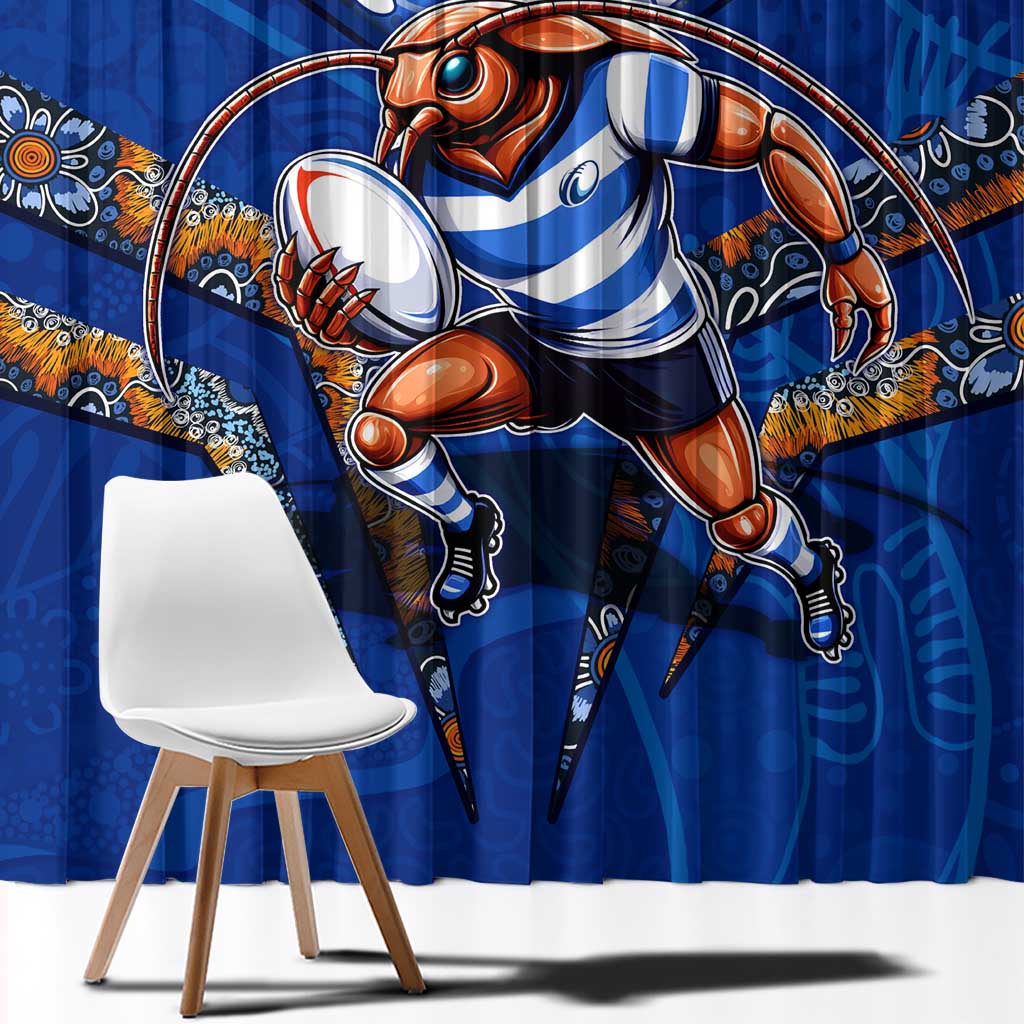 NSW Blues Window Curtain Mascot Rugby League
