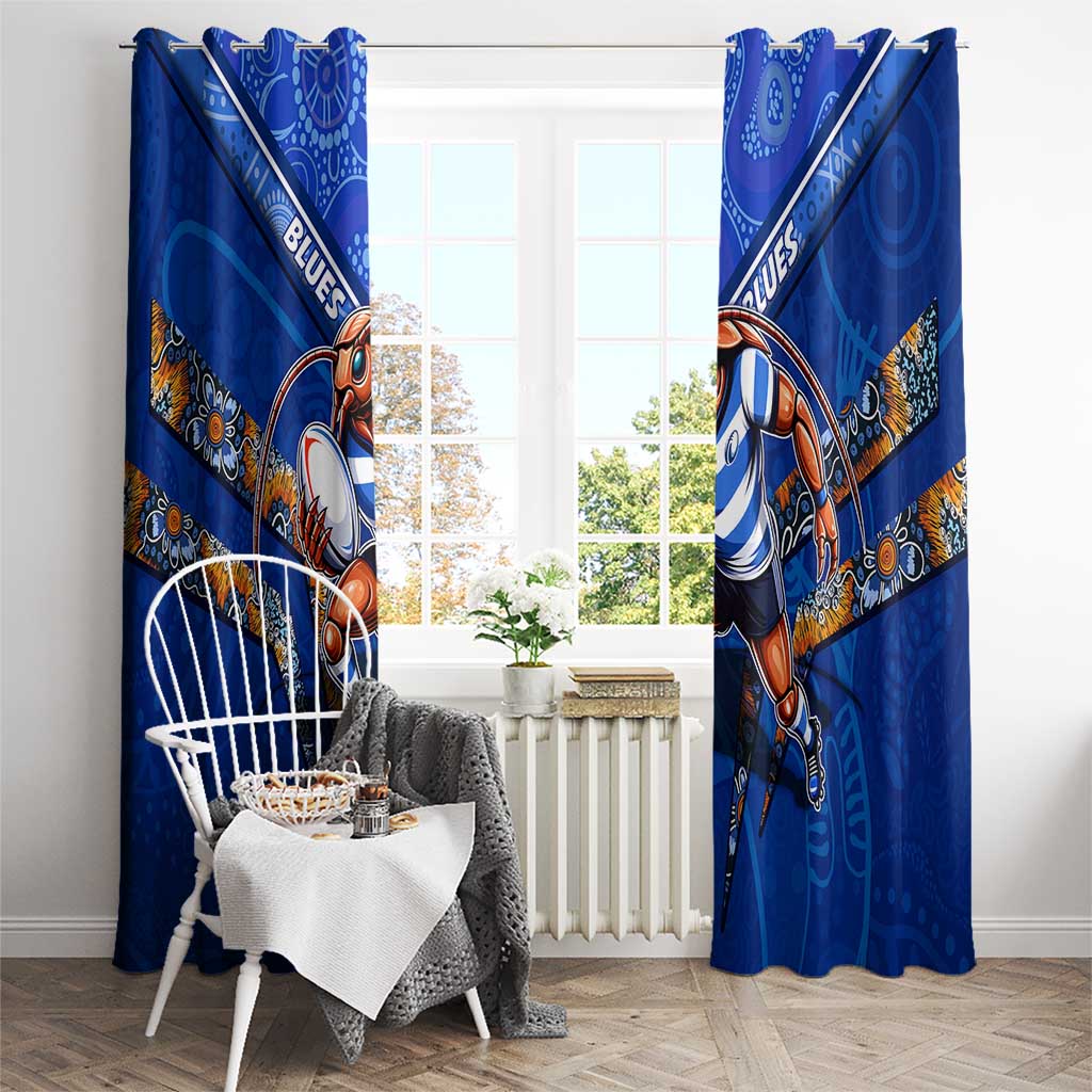 NSW Blues Window Curtain Mascot Rugby League