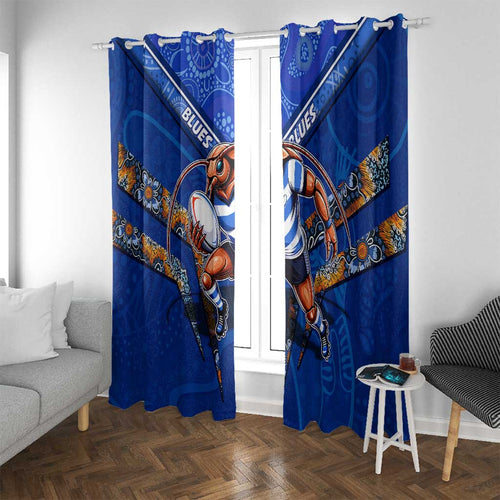 NSW Blues Window Curtain Mascot Rugby League