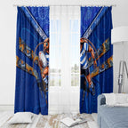 NSW Blues Window Curtain Mascot Rugby League