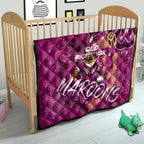 Personalized QLD Rugby League Quilt Maroons Aboriginal Art