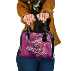 Personalized QLD Rugby League Shoulder Handbag Maroons Aboriginal Art