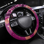 Personalized QLD Rugby League Steering Wheel Cover Maroons Aboriginal Art