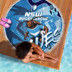 Personalized NSW Rugby League Beach Blanket Blues Mascot Indigenous