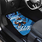 Personalized NSW Rugby League Car Mats Blues Mascot Indigenous