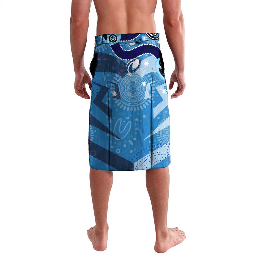 Personalized NSW Rugby League Lavalava Blues Mascot Indigenous