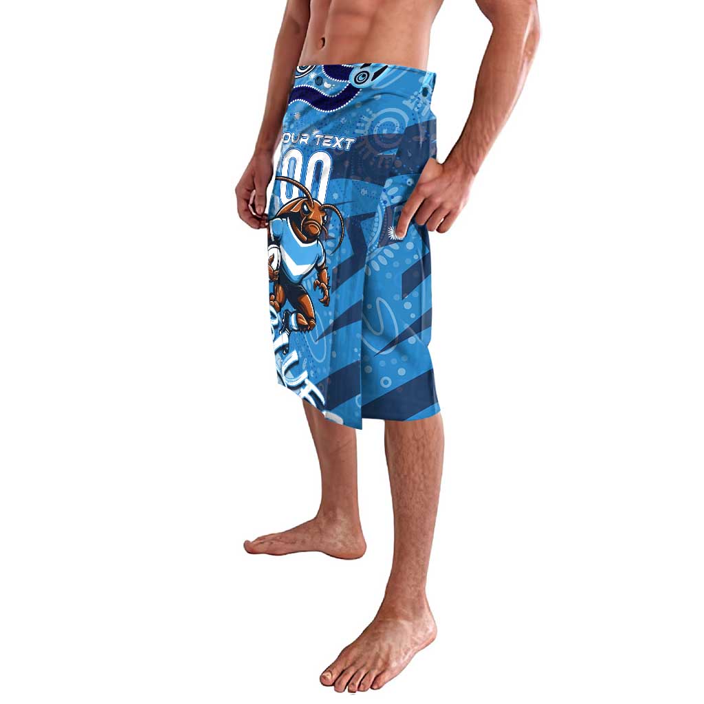 Personalized NSW Rugby League Lavalava Blues Mascot Indigenous