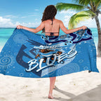 Personalized NSW Rugby League Sarong Blues Mascot Indigenous