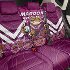 Custom Maroons Cane Toad Back Car Seat Cover Queensland Rugby