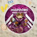 Custom Maroons Cane Toad Beach Blanket Queensland Rugby