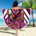 Custom Maroons Cane Toad Beach Blanket Queensland Rugby