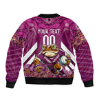 Custom Maroons Cane Toad Bomber Jacket Queensland Rugby