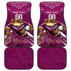 Custom Maroons Cane Toad Car Mats Queensland Rugby
