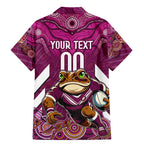 Custom Maroons Cane Toad Family Matching Mermaid Dress and Hawaiian Shirt Queensland Rugby