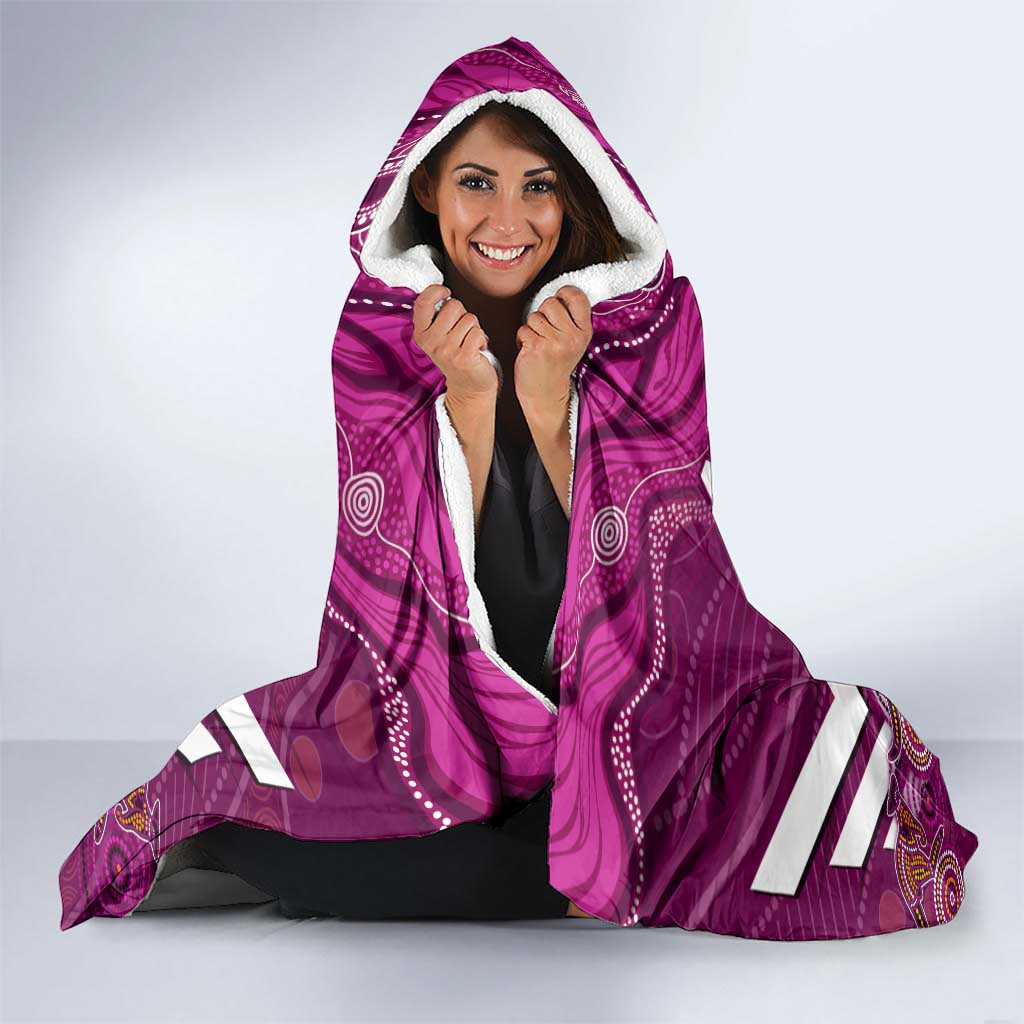 Custom Maroons Cane Toad Hooded Blanket Queensland Rugby