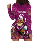 Custom Maroons Cane Toad Hoodie Dress Queensland Rugby