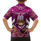 Custom Maroons Cane Toad Kid Hawaiian Shirt Queensland Rugby