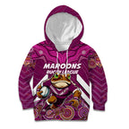 Custom Maroons Cane Toad Kid Hoodie Queensland Rugby