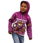 Custom Maroons Cane Toad Kid Hoodie Queensland Rugby