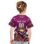Custom Maroons Cane Toad Kid T Shirt Queensland Rugby
