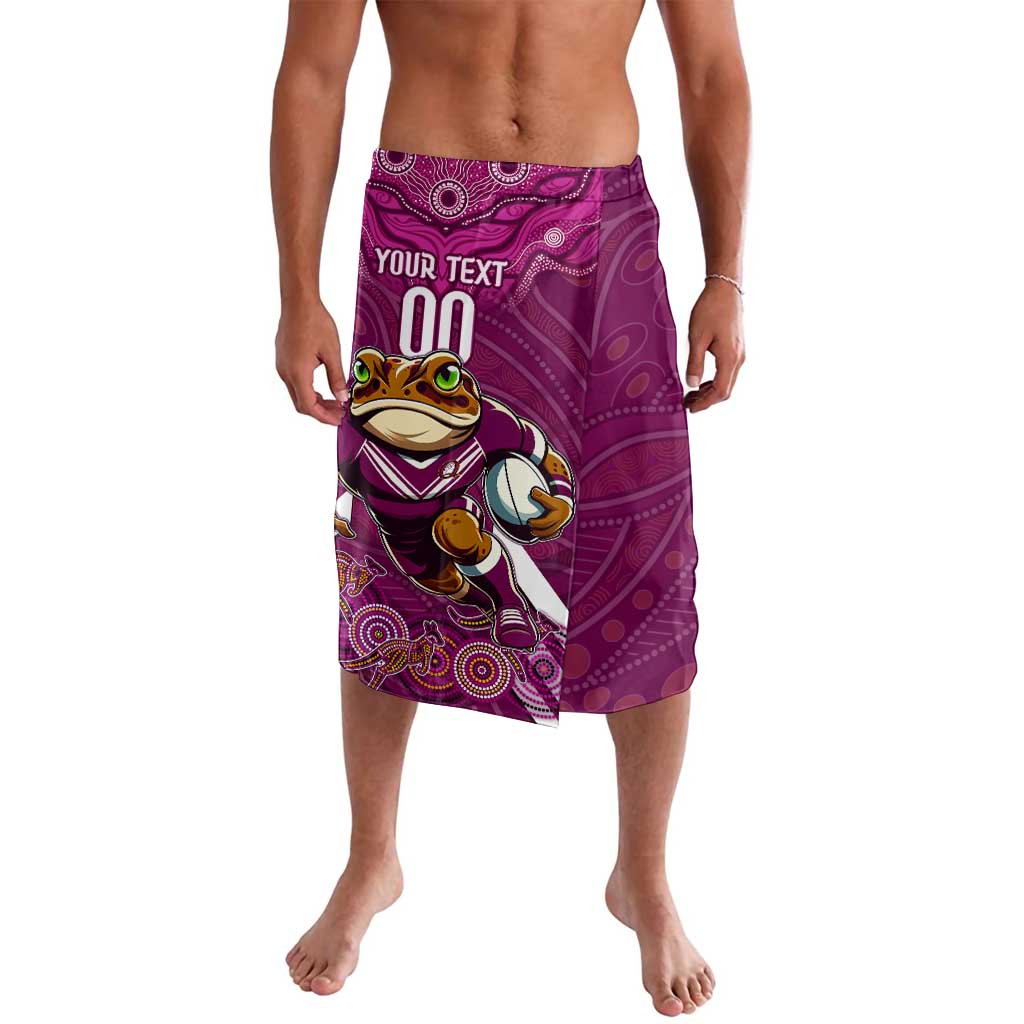 Custom Maroons Cane Toad Lavalava Queensland Rugby