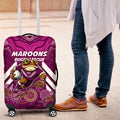 Custom Maroons Cane Toad Luggage Cover Queensland Rugby