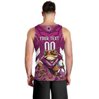 Custom Maroons Cane Toad Men Tank Top Queensland Rugby