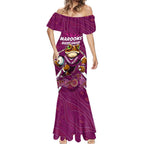 Custom Maroons Cane Toad Mermaid Dress Queensland Rugby