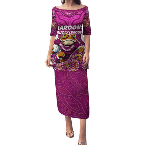 Custom Maroons Cane Toad Puletasi Queensland Rugby