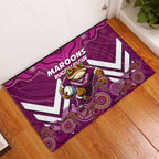 Custom Maroons Cane Toad Rubber Doormat Queensland Rugby