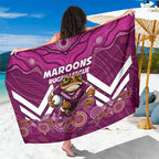 Custom Maroons Cane Toad Sarong Queensland Rugby