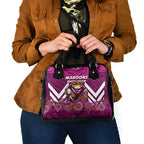Custom Maroons Cane Toad Shoulder Handbag Queensland Rugby
